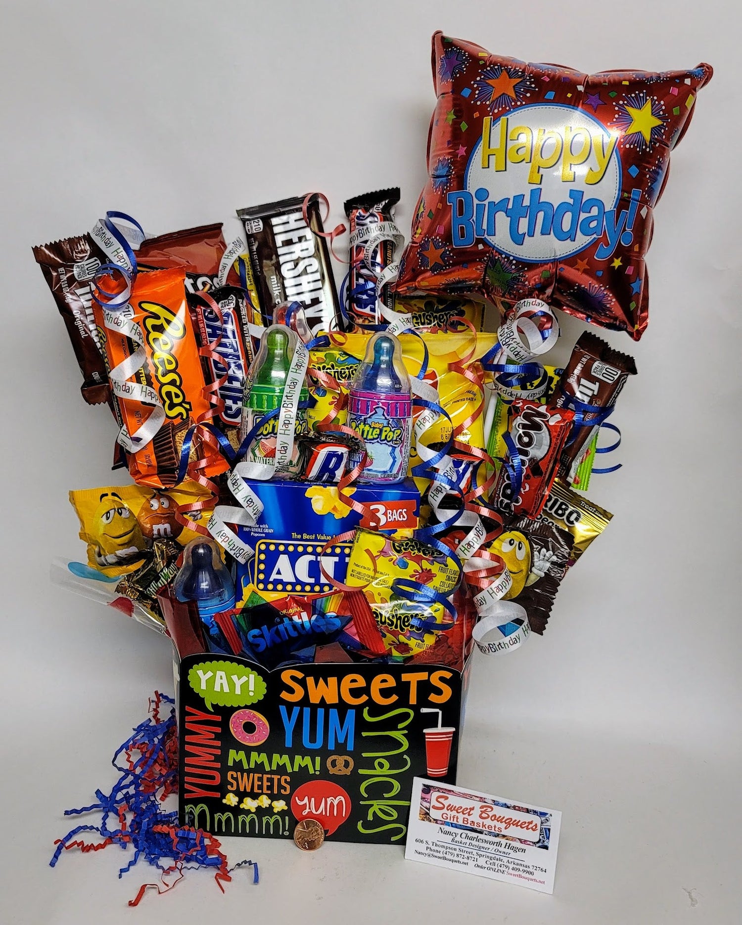Birthdays - Sweet Bouquets Gift Baskets