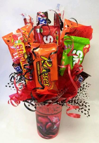 Candy Baskets - Sweet Bouquets Gift Baskets