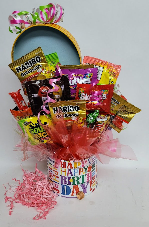 Happy Birthday Mug or Vase Bouquet