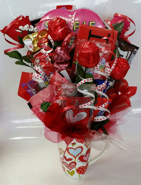 Loving Mug Candy Bouquet