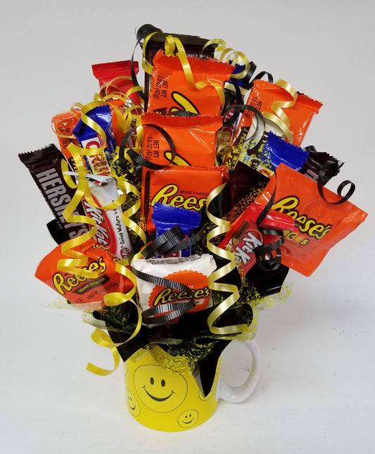Happy Birthday Mug or Vase Bouquet