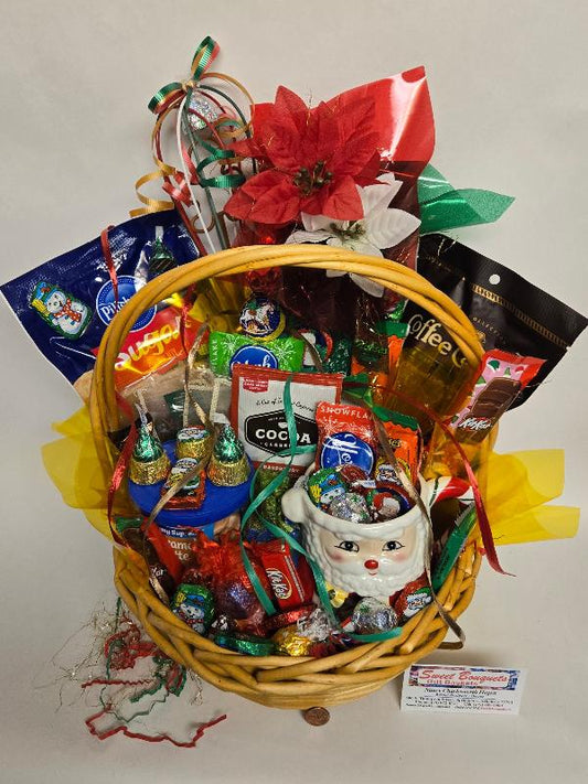 Christmas Wicker Basket