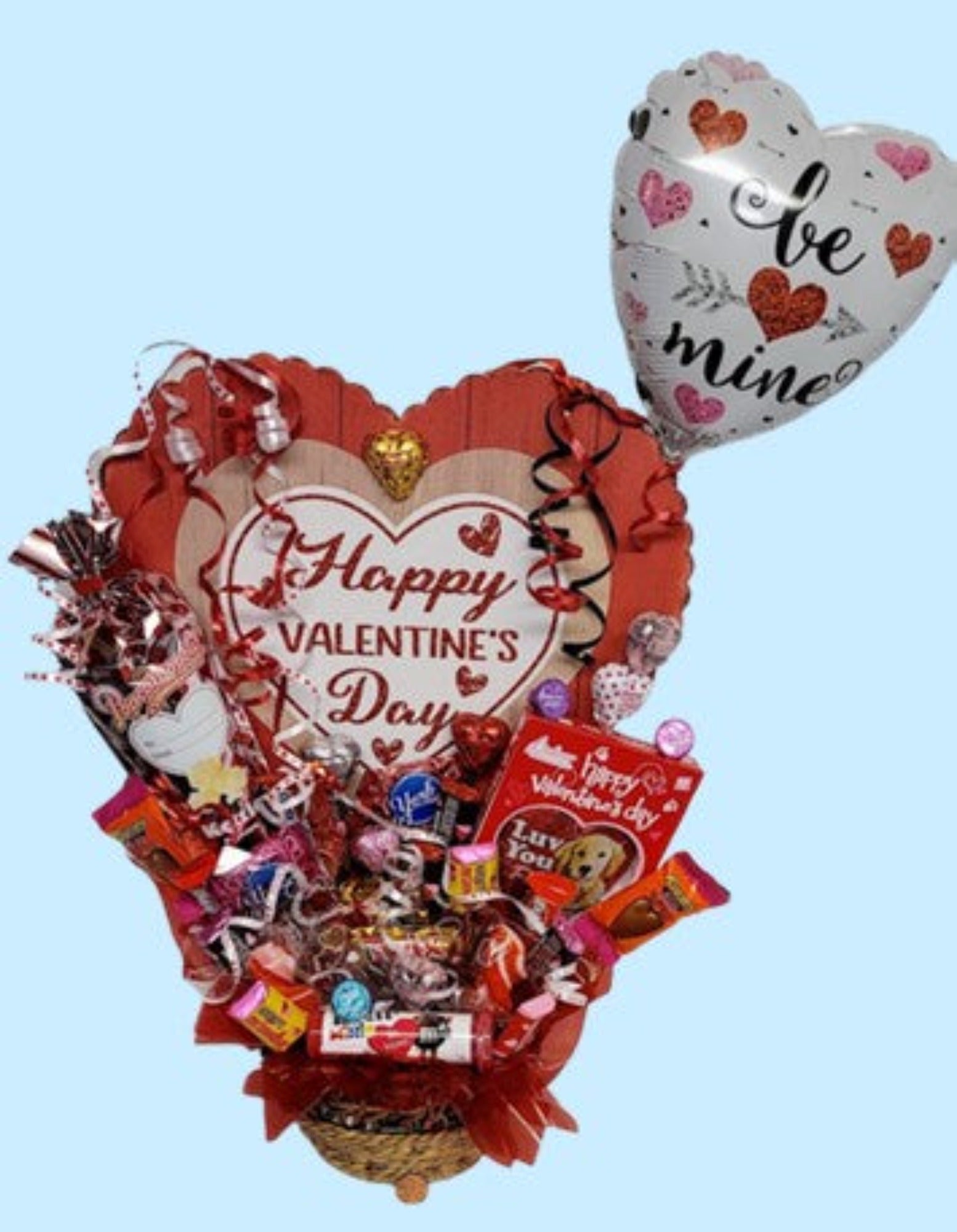 Big Heart Gift Basket - Sweet Bouquets Gift Baskets