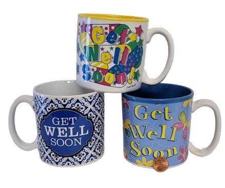 Get Well Tea Mug Bouquet - Sweet Bouquets Gift Baskets