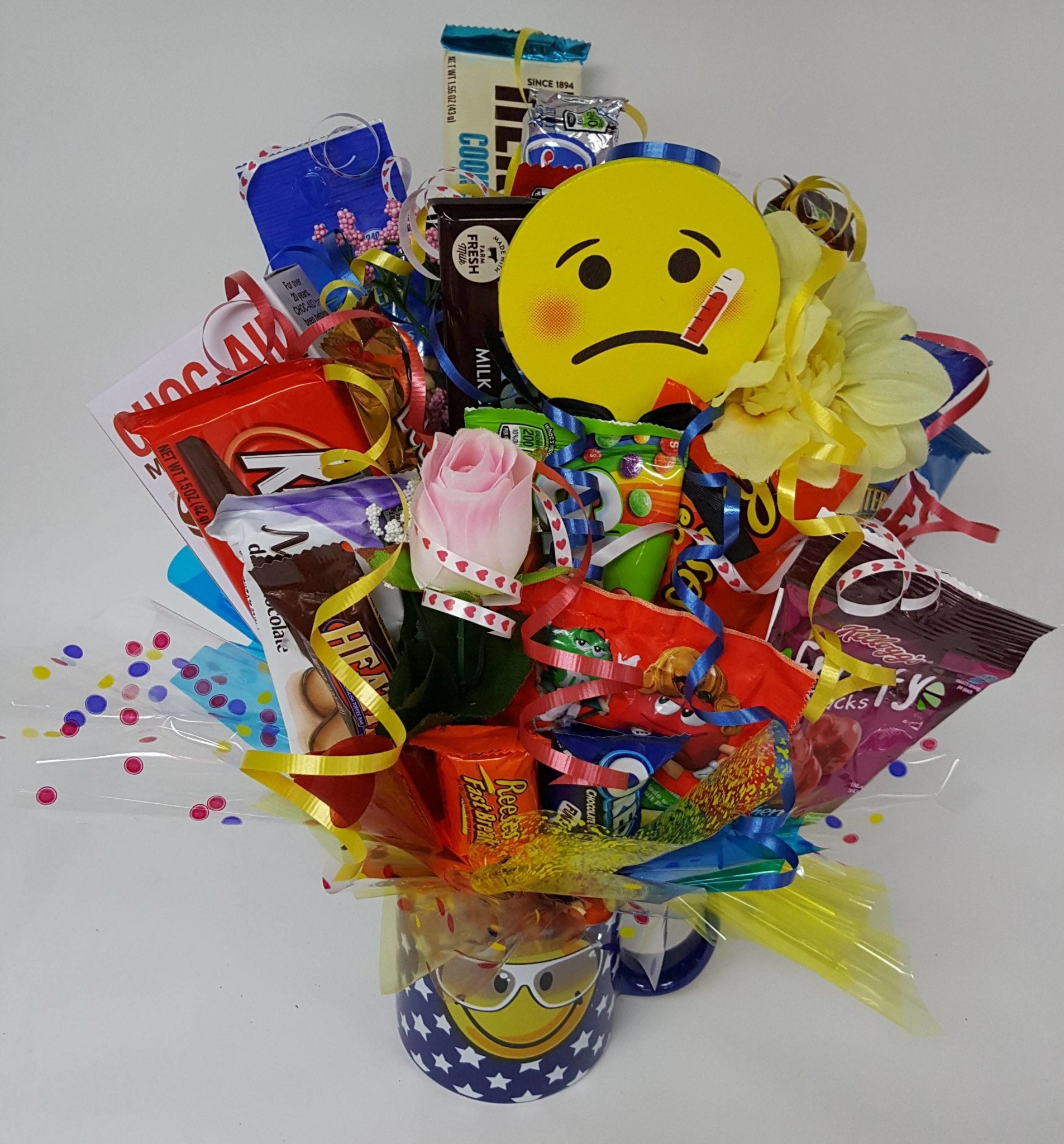 Get Well Tea Mug Bouquet - Sweet Bouquets Gift Baskets