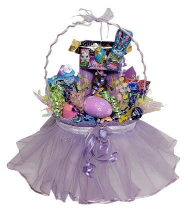 Lavender Tutu Easter Basket - Sweet Bouquets Gift Baskets