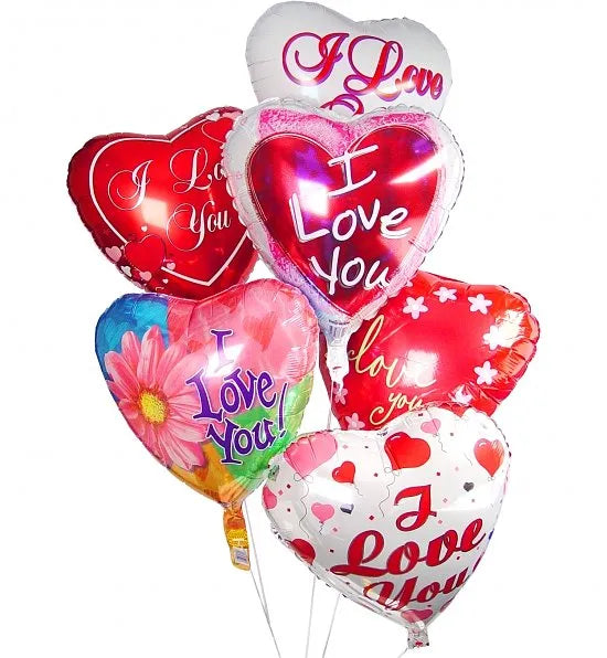 Valentine Balloons (Helium filled)